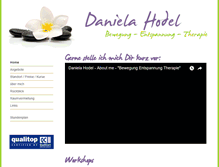 Tablet Screenshot of daniela-hodel.ch